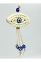 Macrame Eye Shaped Evil Eye Beaded Car Mirror Ornament Car Charm Evil Eye Protection - 5