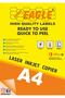 ملصق Ac4045 52.5x33mm ليزر/ليزر A4 ذاتي اللصق - 2