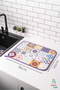 Microfiber Dish Drying Mat Countertop Drying Towel Drying Cloth Super Absorbent Dish Rack - 4