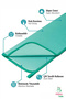 Microfiber Dish Drying Mat Countertop Drying Towel Drying Cloth Super Absorbent Dish Rack - 3