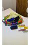 Knitted Motif Patterned Hair Styling Travel Bag - Organizer - Large Makeup Bag - XL Size - 3