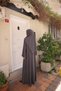 simple abaya with self-wrap Bat-medina silk - 7
