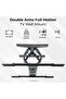 Full Motion Tv Wall Mount Bracket Supports 55 To 88 Inches Tv Screen - 6