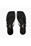 Women's Crocodile Black Square Toe Daily Stylish Slippers