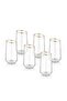 Gina Gold Soft Drink Glass Set of 6 - 3