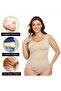 Breast Belly Tightening Seamless Silky Knitted Corset Tank Top - 2