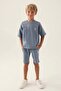 U.S. Polo Assn Licensed Straight Navy Blue Boy Bermuda Suit
