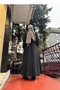 سترة خارجية بزرار كبس أسود 36525 - 2