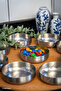 8 Pieces 304 Quality Stainless Steel 8.5 cm |   Mini Snack Bowl |   Sauce Bowl |   Turkish Delight Bowl |   Presentation Bowl Set - 5