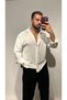Oversize Aerobine Linen Shirt - 4
