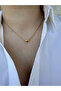 "Minimal Rose Gold Heart Necklace – Gift Jewelry Model for Lover - 2