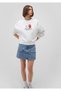 Snoopy Printed White Sweatshirt 1S10256-70057