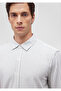 White Knitted Shirt Slim Fit / Slim Fit 0211248 -900 - 5