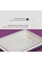 صب مستطيل 1/2 حوض الاستحمام الفلكي قياس 26x33 سم - 6