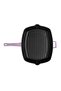 Cast Rectangular Grill Pan Cast Iron Solid Handle Size 26x32cm - 2