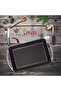 Cast Rectangular Grill Pan Cast Iron Solid Handle Size 22x32cm - 5