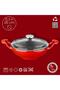 Cast Mini Wok with Solid Handle and Glass Lid Diameter(Ø)16cm - 3