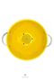 Metal Colorful Stylish Design Strainer Yellow - 4