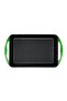 Cast Rectangular Grill Pan Cast Iron Solid Handle Size 22x32cm