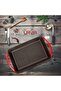 Cast Rectangular Grill Pan Cast Iron Solid Handle Size 22x32cm - 5