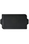 Cast Iron Rectangular Grill Reversible Hot Plate Cast Iron Solid Double Handle Size 26x47cm - 3