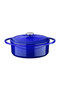 Cast Oval Pot Cast Iron Lid Heritage Series Size 22x28cm