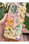 iPhone 16 Plus Case Color-Changing Stone Camera Lens Protection Pink Floral Pattern Shock-Absorbing - 2
