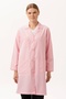 Women's Alpaca Fabric Classic Collar Teacher Pharmacist Doctor Labrator Apron
