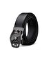 Williampolo Genuine Leather Men's Metal Buckle Belt
