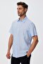 Andre men's woven shirt a.blue - 3