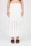 Maxi Length Skirt with Elastic Waist and Fold Detail - 2