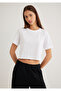 White Crop Basic T-Shirt Crop / Short Cut 1613072 -620