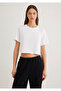White Crop Basic T-Shirt Crop / Short Cut 1613072 -620 - 4
