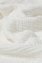 Multi Muslin Baby Pique Blanket 100% Cotton 80X140 cm - Off White