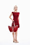 Large Tote Bag Beige & Red Niesha Allure - 3