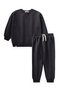 Basic Karyoka Detailed Sweatshirt Set 3-8 Years Black - 2