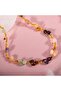 Aries Natural Stone Natural Macrame Necklace-amethyst-granate Lal-sun T-jasper-pink K-citrine-aventurine - 2