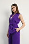 Violet Belted Vest - 5