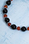 Certified Agate, Obsidian and Hematite Natural Stone Bracelet - 5