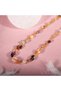 Aries Natural Stone Natural Macrame Necklace-amethyst-granate Lal-sun T-jasper-pink K-citrine-aventurine - 4