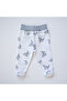 100% Cotton Newborn Baby Hospital Discharge Set 4 Pieces Iconique Lapin - Gray Rabbit Pattern - 4
