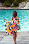 Neon Hunt Twill Pareo Beach Dress