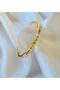 Women's Bracelet High Quality Steel Roman Rakan Zircon Stone Clamp Steel Bracelet - 2