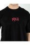 Oversize Unisex Printed T-Shirt Rich Black - 3