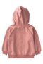 Hooded Zippered Cardigan 1-14 Years Dusty Rose - 2