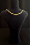 Flat Model Snake Gold Steel Chain Children's Necklace - North Series - 4