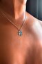 Steel necklace with clover charm | miracle series - 5