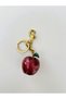 Bag Accessory Charm Red Apple Figured
