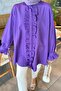 Flores Ruffled Tunic Purple - 3