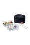2PC Insulated Lunch Bag Set - Black, Airtight and BPA-Free Containers - 3